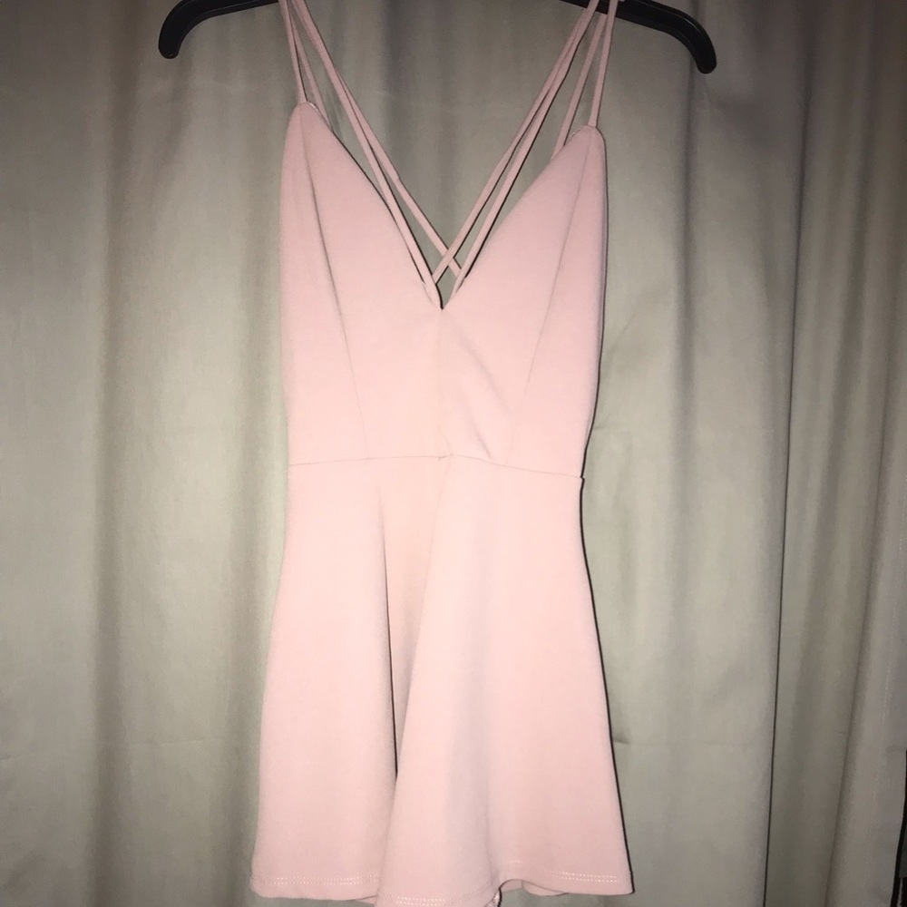 mauve romper